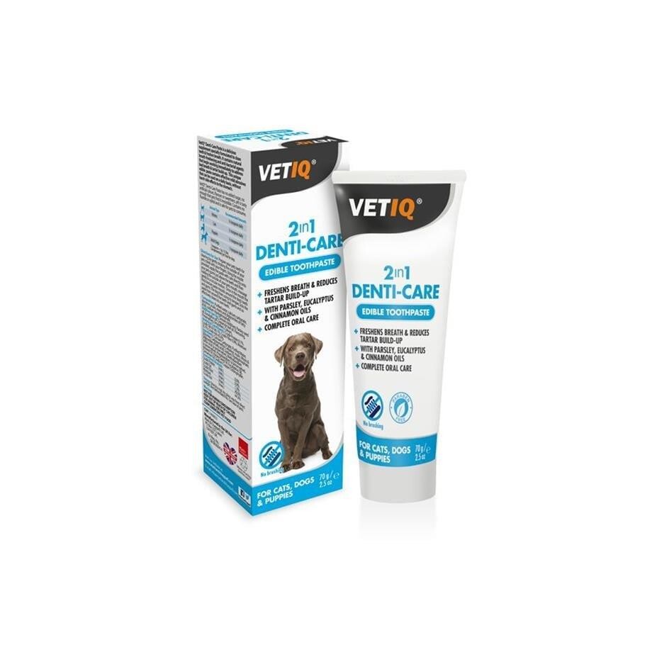 Vet Iq 2 In1 Denti-care Köpek İçin Yenilebilir Diş Bakımı Macunu 70 GR | SRC: Barcode: 750826001520